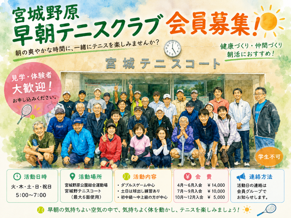宮城野原早朝テニスクラブ